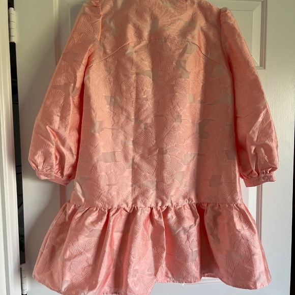 NWT Tuckernuck Bellini Pink Fil Coupe Palmerston party dress S - Picture 11 of 15